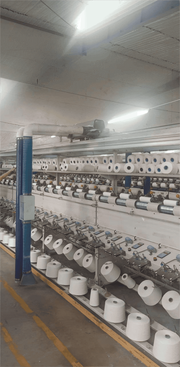 Double yarn machine blowing and suction cleaning machine