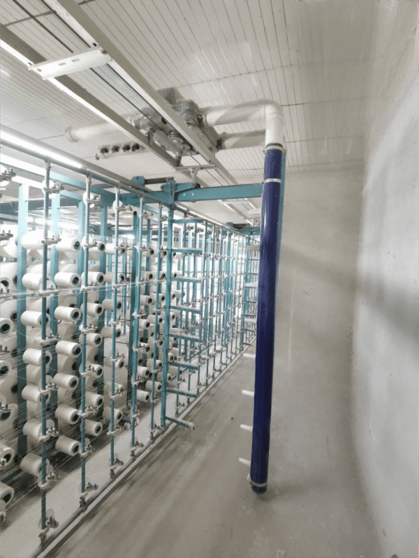 Warping machine blowing and suction cleaning machine